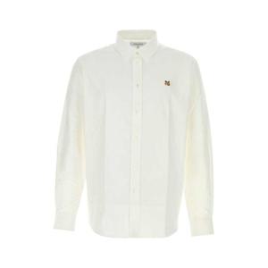 메종키츠네 긴팔 셔츠 MM00408WC5012P100 WHITE DOM