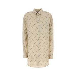 발렌시아가 레터링 로고 프린팅 셔츠 1982064