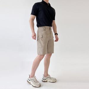 [179st]KAA 9000 남자 여름 스트레치 밴딩 전술 카고 반바지