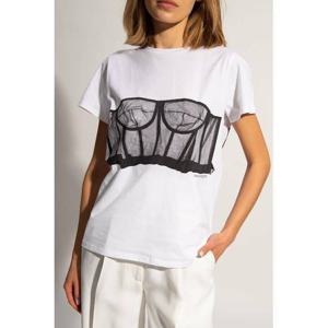 (명품) 알렉산더맥퀸 레이스 코르셋 반팔티 689062