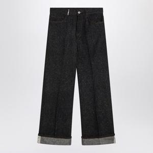 버버리 인디고 코튼 블렌드 데님 턴업 진 8101680162395 C1765