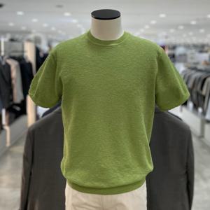 [지오지아]워셔블 슬럽 라운드 니트 티_ABF2ER1102_GN_DG