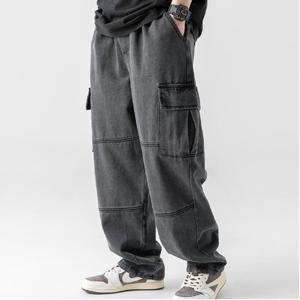 [모로엠] 빈티지 워싱 카고 남성데님 팬츠 밴당 건빵 청바지 DMG-TSA-Q4172504