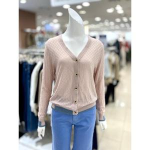 소고 세이브존01 여름 배색 포인트 니트 가디건 AI2TA50