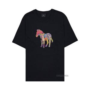 [폴스미스] SS25 남성 지브라 프린트 티셔츠 M2R 220X PP4701 79