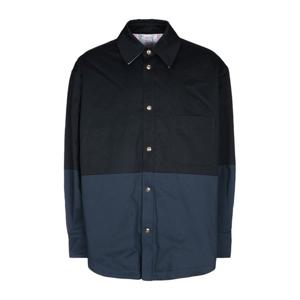 톰브라운 버튼업 컬러블록 디자인 재킷 MJO219CF0175 415