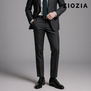 [지오지아] 그레이 트윌조직 사계절 정장팬츠 (ABD5SP1201_CGR)