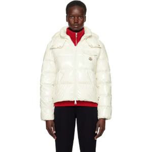 몽클레어 패딩 화이트 안드로 쇼트 다운 재킷 251111F061012