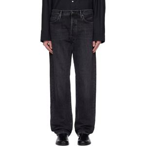 아크네 청바지 블랙 1999M 루즈 핏 데님 진 251129M186018