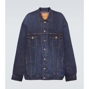 발렌시아가 오버사이즈 코튼 실크 데님 재킷 P00888854
