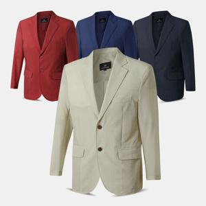 [아즈바이]남성 여름 나일론 경량 슬림핏 콤비 자켓 YCO08 중년