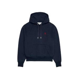 아미 스몰 하트 로고 후드 나이트 블루 USW205-747-430