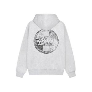 스투시 도트 스탬프 후드 애쉬 헤더 1925071