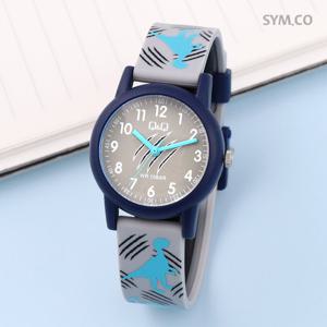 큐앤큐 V23A-005VY 학습에 좋은 티라노 발톱 캐릭터 어린이 아동