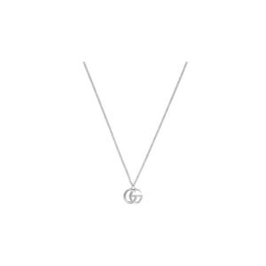 구찌 GG 마몽 펜던트 네클리스 925 스털링 실버 814914-J8400-8106