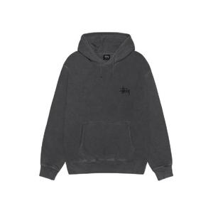 스투시 베이직 피그먼트 다이드 후드 블랙 블랙 1925001