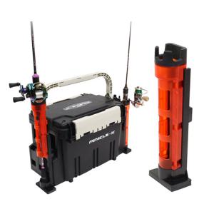 미라클 태클박스 높이조절 로드 홀더 소형 레드 스탠드