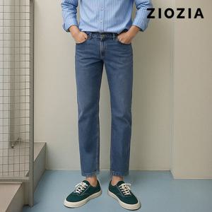 [지오지아] 테이퍼드 크롭 핏 쿨맥스 데님팬츠 (ABD5DP1122)