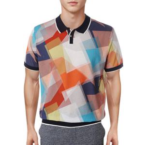 롯데광복 레드옥스 2025 S/S 캐주얼 여름 반팔 스판 카라니트 R252SW164OR-GB