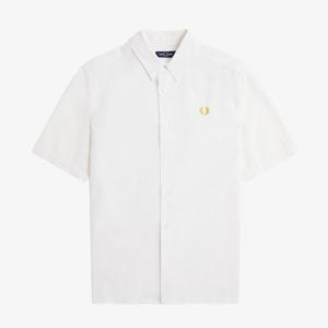 [Sharp] 텍스쳐드 시어서커 셔츠 - 스노우 화이트 AFPM2519902-129