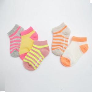 지앤 유아동양말 h네온형광여아망커즈 5족세트 발목양말 아동