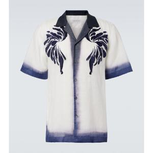 드리스반노튼 엠브로이더리 볼링 셔츠 P01065429