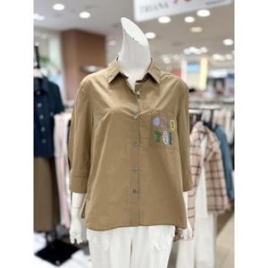 소고 세이브존01 카라넥 7부 소매 블라우스 AL2BA24