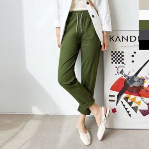 GAA PTU L800G 커플여자린넨여름9부바지