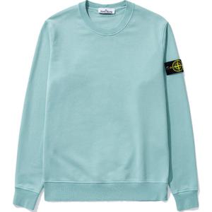 25 FW 스톤 아일랜드 와펜 라이트웨이트 스웨트셔츠 맨투맨 아쿠아 741563051 V0044