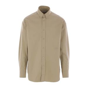 버버리 그린 옥스포드 코튼 셔츠 8082303 B7311