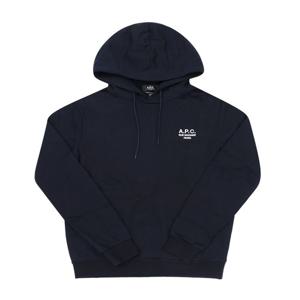 [아페쎄 APC] COHBV M27914 TIQ DARK NAVY/ECRU 공용 후드티