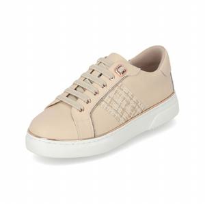 [엘칸토(여성화)]여성 소가죽 체크패턴 스니커즈 3.5cm (LCWS08U513)