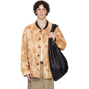 25 FW 아워레가시 남성 오렌지 워크 샵 엠포리오 아르마니 세라 재킷 252803M180013