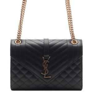 [생로랑] 25SS 여성 엔벨로프 미디엄 체인 숄더백 (600185 BOW91 1000 25S)
