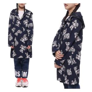 [버버리]22FW 토마스 베어 프린트 후드 코트 (8056985_MIDNIGHT_