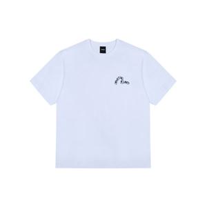 [에비수]영문 빅힐스 루즈핏 반팔 티셔츠_EV2UTS705_WH