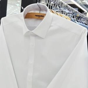 [레노마셔츠]슬림핏 /활동성 편한 스판 /긴소매 기본 정장 와이