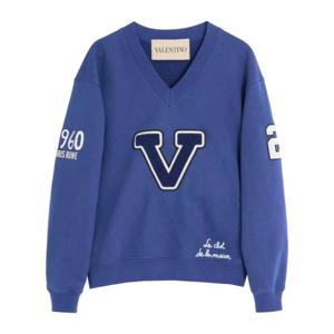 발렌티노 자수 코튼 맨투맨 7B3MF24V9KY AF9