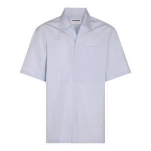 Jil Sander 로고 자수 반소매 셔츠 J24DL0106J45178 134 TP940938972