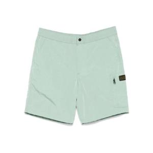 25 FW 바버 레이즈드 로고 쇼츠 MST0051GN11 TP437172887