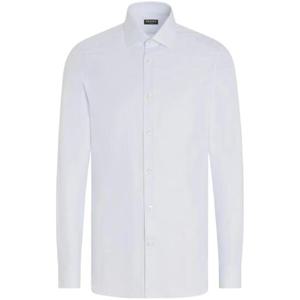 25 FW Zegna 마이크로 스트럭처 코튼 셔츠 901504A99MS0MT TP434714249