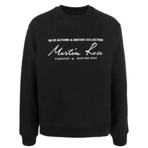 25 FW 마틴로즈 슬로건 프린트 스웨트셔츠 CMRSS27601FL TP432120574