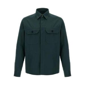 25 FW Zegna 버튼다운 오버셔츠 UFV16A9SOT8BT09 TP438515695