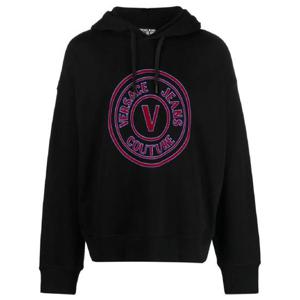 25 FW 베르사체진스꾸뛰르 로고 프린트 후드티 75GAII04CF00I TP432389643