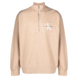 25 FW 캘빈클라인 진 모노로고 와플 하이 넥 스웨트셔츠  J30J322623 TP432118425