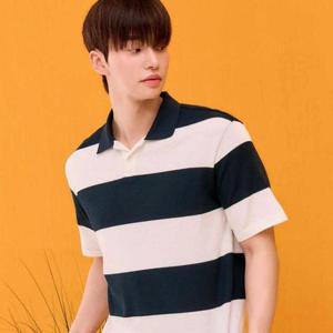 체이스컬트 HC16 남성 스트라이프  카라 반팔 티셔츠 EBRK5713D0C