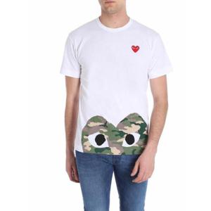 꼼데가르송 반팔 티셔츠 AZT2440511 White