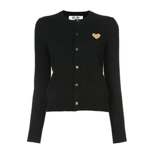 꼼데가르송 골드 하트 와펜 가디건 블랙 AZ N049 051 1