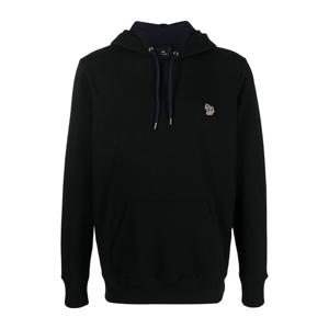 25FW 폴스미스 지브라 패치 후드 티셔츠 블랙 M2R 284S KZEBRA 79