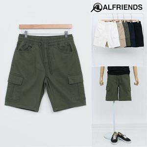 WAPM302 면스판 카고 스탠다드 반바지